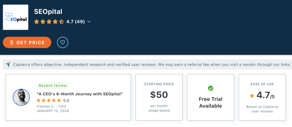 SEOpital user reviews on Capterra 1024x446 1